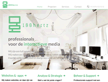 Tablet Screenshot of 100hertz.com